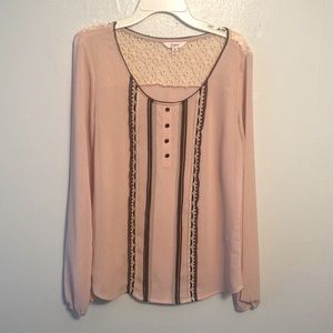 Candies Pink Youth Medium Blouse
